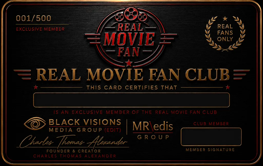 Real Movie Fan Club — Exclusive Member Card